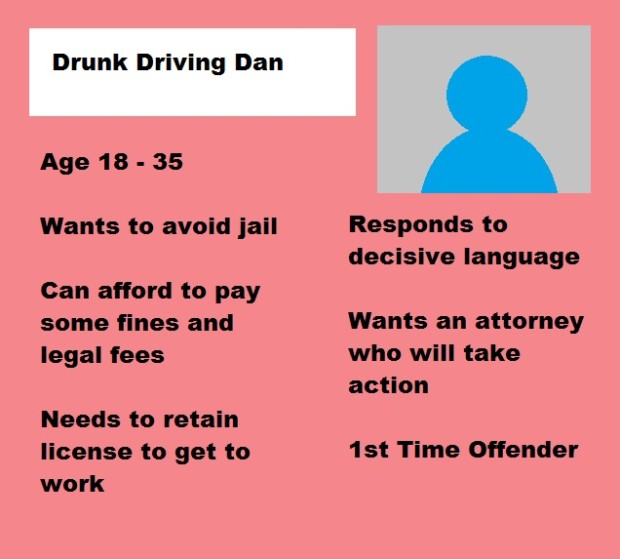 Sample Persona of a Drunk Driving Client