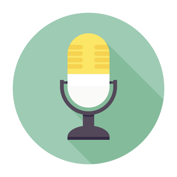 Podcast, Microphone Icon